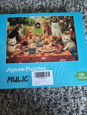 Mulic Cat Purrfect Picnic Jigsaw Puzzle - 100 Piece